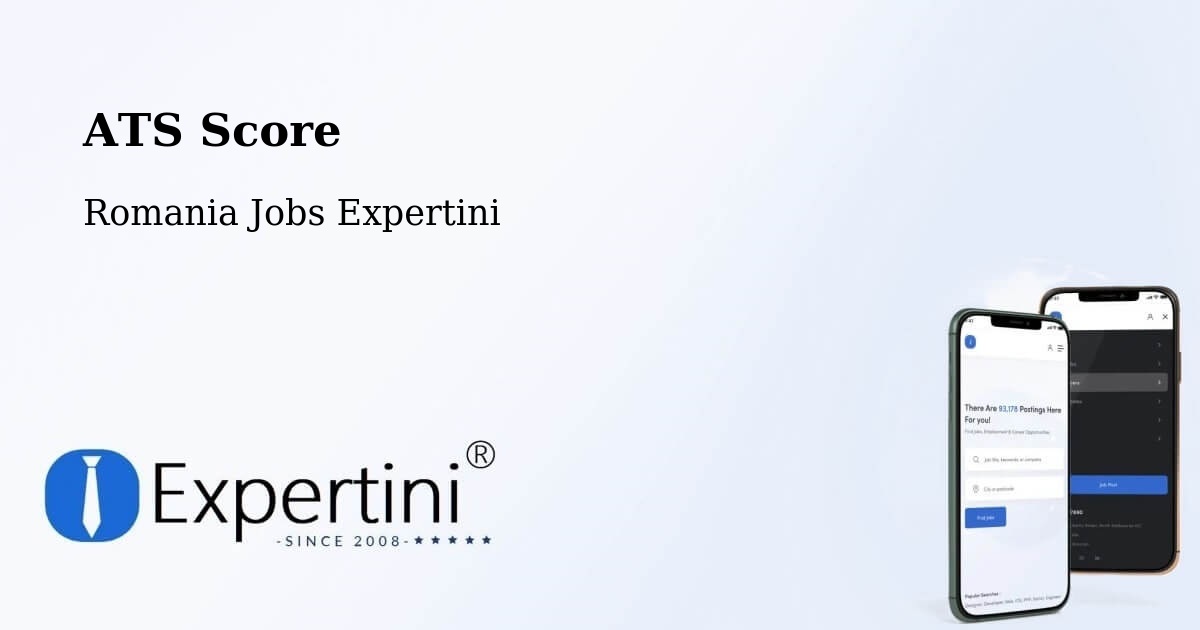 Resume ATS Score & Job Description Match Tool – Siminoc - Romania Jobs Expertini