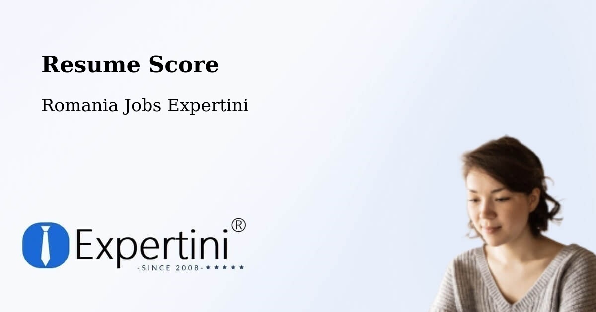 Resume Score & Job Description Match Tool – Siminoc - Romania Jobs Expertini